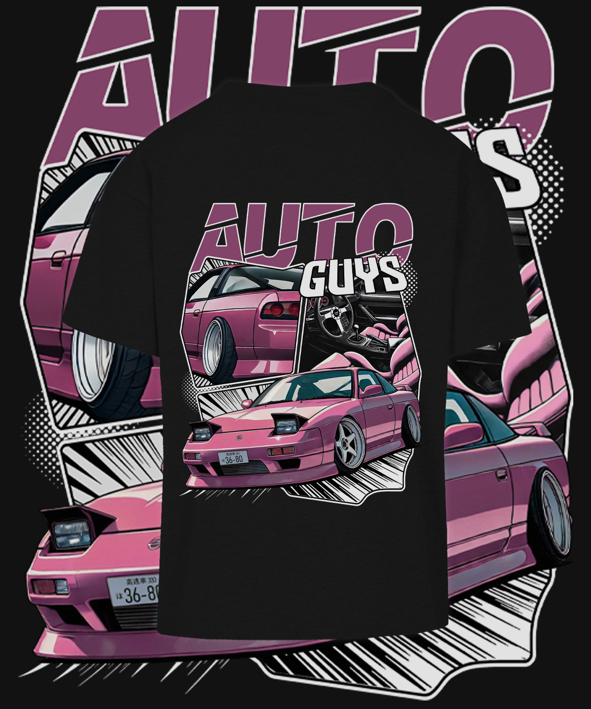 Night Runner 240SX Oversized T-shirt