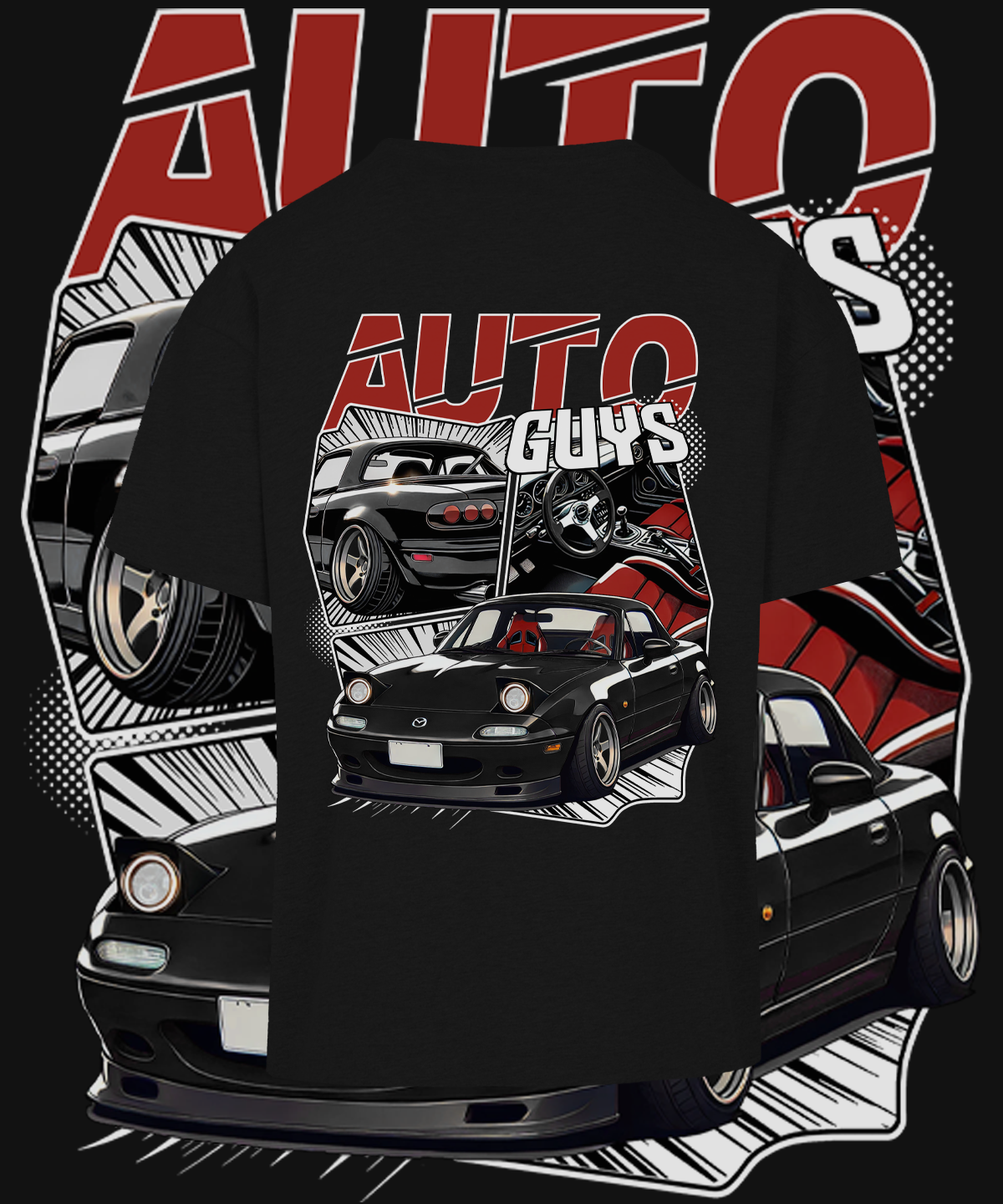 Touge Spirit MX-5 Oversized T-shirt